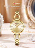 Montre à quartz en acier inoxydable pour femme, montre-bracelet de luxe pour fille, mode pour femme, horloge féminine d'affaires, bracelet, 9092