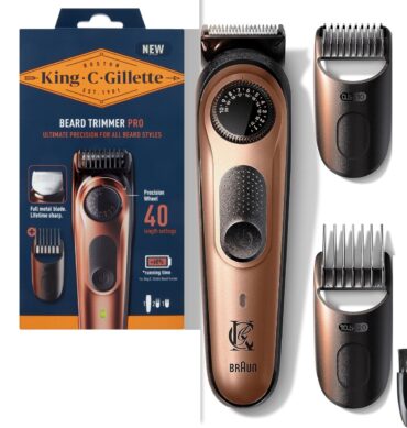 Tondeuse barbe et cheveux pour homme rechargeable King