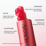 Arencia TXA Booster Shot 30ml – Anti-Taches Brunes & Éclat Intense (K-Beauty Maroc)