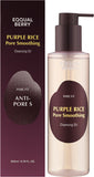 Eqqualberry Purple Rice Pore Smoothing Cleansing Oil - Huile Démaquillante Lissante au Riz Violet (200ml)