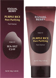 EQQUALBERRY - Purple Rice Pore Purifying Cleansing Oil (200ml) | Nettoyant Pores au Riz Violet | K-Beauty Maroc