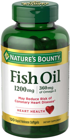 Fish oil 1200mg /360mg of omega_3  120rapid release softgels