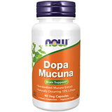 NOW Supplements, DOPA Mucuna, Standardized Mucuna Extract with Naturally Occurring 15% L-Dopa, 90 Veg Capsules