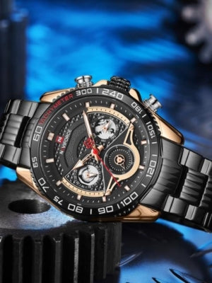 NAVIFORCE-montre-bracelet de Sport pour hommes, marque supérieure, mode, à Quartz, Date, étanche, créative