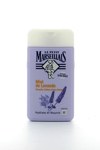 Le petit marseillais gel douche créme miel de lavande 250ml