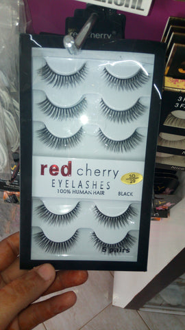 Faux cils red