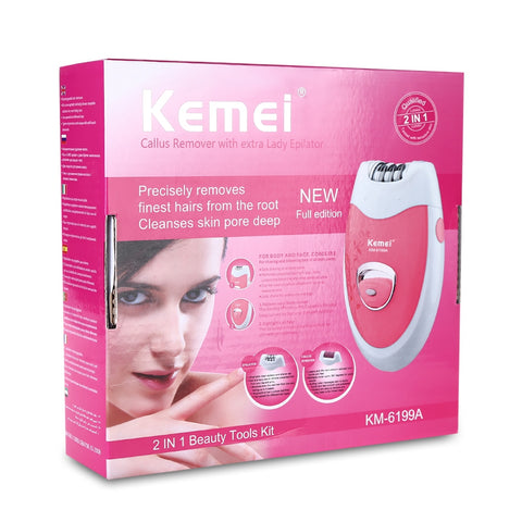 Kemei KM - 6199A Rechargeable 2 In 1