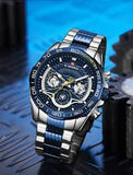 NAVIFORCE-montre-bracelet à Quartz pour hommes, marque de luxe, montre pour hommes, étanche, multifonction, horloge, décontracté