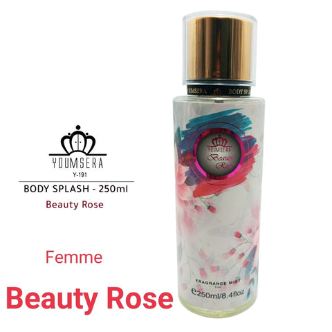 Copy of Copy of YOUMSERA Body Splash Beauty Rose  250ml