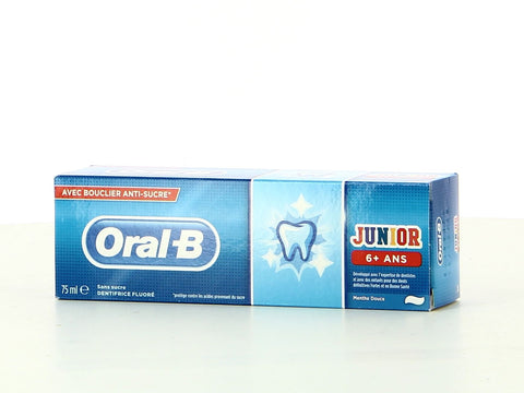 Oral-b junior 75ml 6+ans