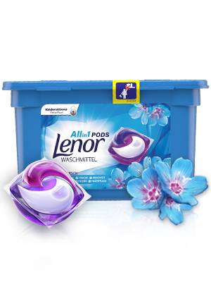 Lenor all in 1 pods 38 lavages 1003.2g