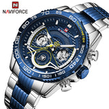 NAVIFORCE-montre-bracelet à Quartz pour hommes, marque de luxe, montre pour hommes, étanche, multifonction, horloge, décontracté