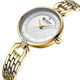 CURREN nouvelles femmes montres à Quartz femme mode montre de luxe dames Simple en acier inoxydable maille ceinture montres-bracelets pour femme